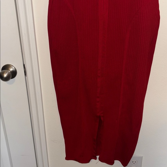 Fashion Nova Red Midi Dress - Picture 5 of 7